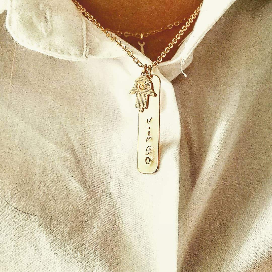 hamsa hand naam ketting