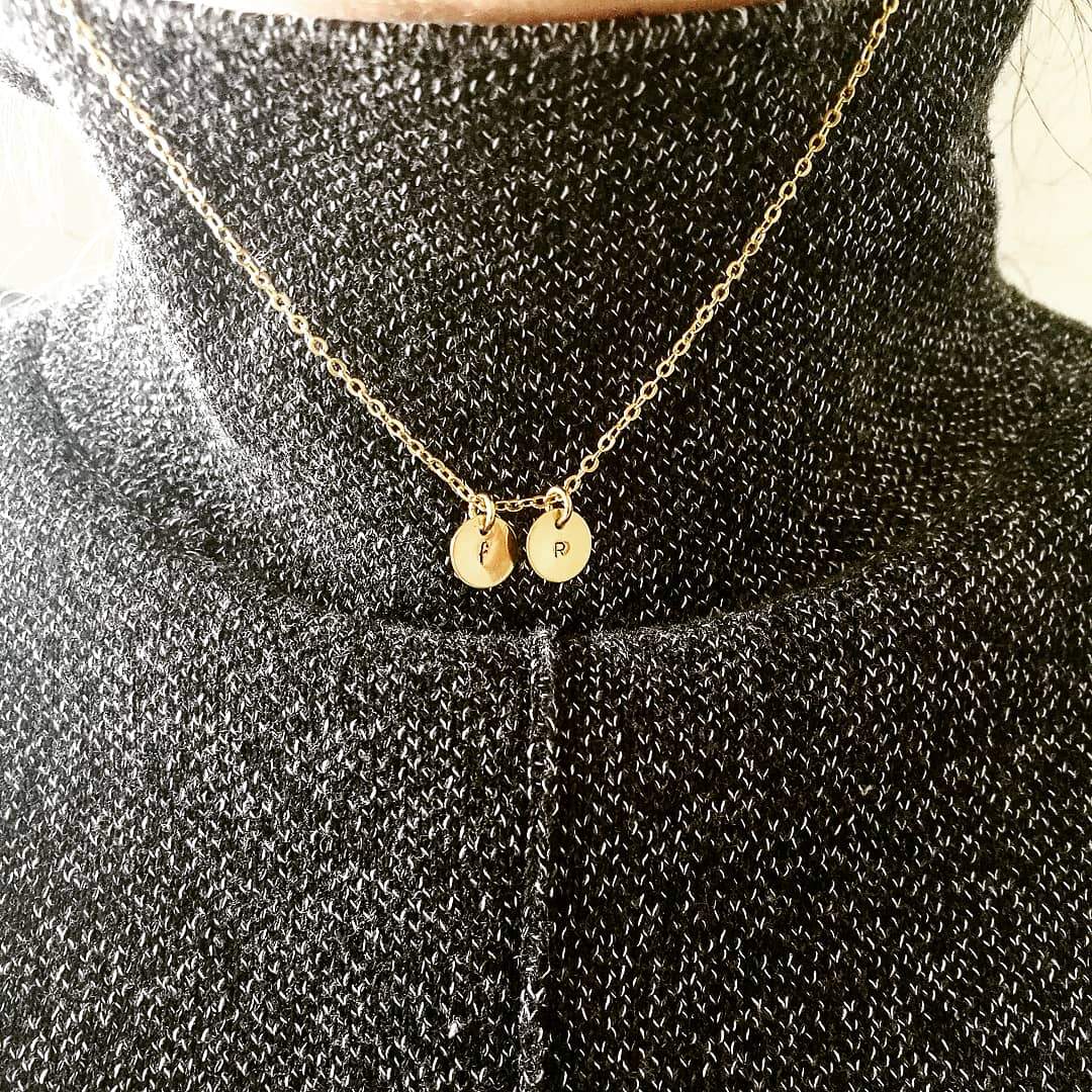 initialen ketting kopen - sieraden met letters en meer - lux & luz