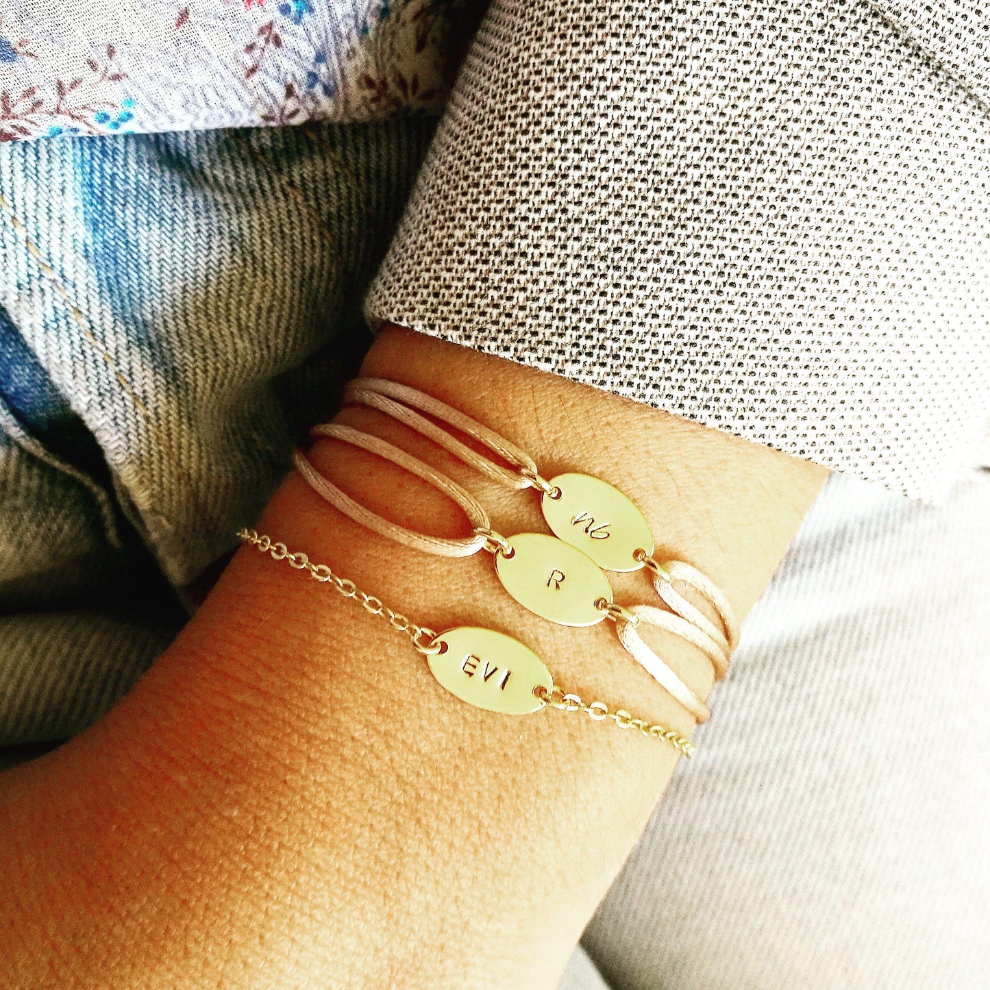 initiaal armband lux & luz