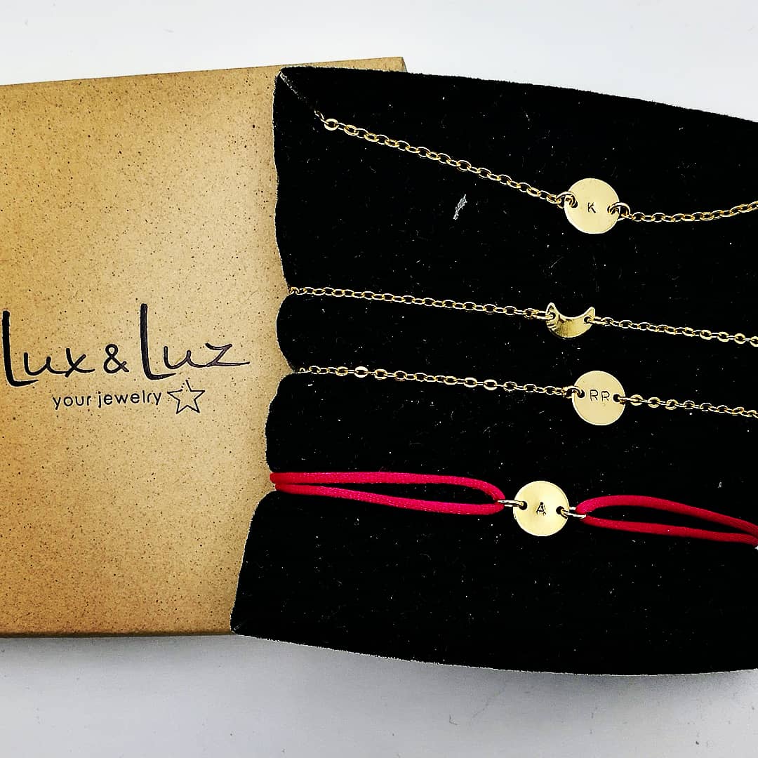 initialen ketting 