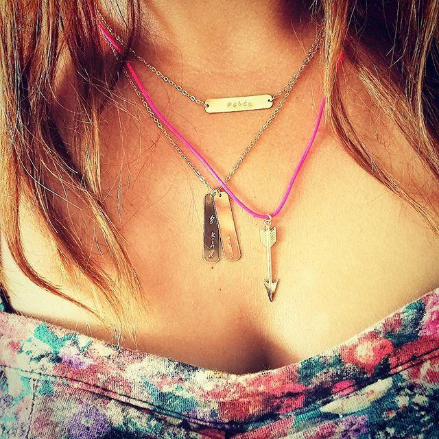 boho pijl ketting - sieraden lux & luz
